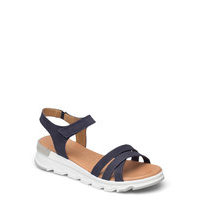 Woms Sandals Shoes Summer Shoes Flat Sandals Sininen Tamaris