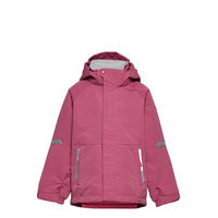 Jacket Shell Solid Outerwear Shell Clothing Shell Jacket Vaaleanpunainen Polarn O. Pyret