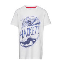 Hackett Waves T Y T-shirts Short-sleeved Valkoinen Hackett London