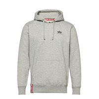 Basic Hoody Small Logo Huppari Harmaa Alpha Industries