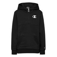 Hooded Half Zip Sweatshirt Huppari Musta Champion