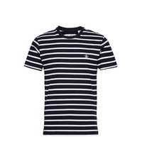 Breton Stripe T-Shirt T-shirts Short-sleeved Musta Original Penguin