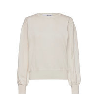 Slfamanda Ls Knit O-Neck M Neulepaita Valkoinen Selected Femme