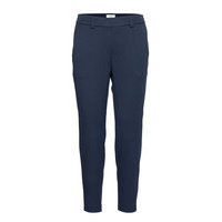 Objlisa Slim Pant Slimfit Housut Pillihousut Sininen Object