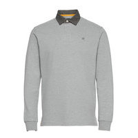 Refined Rugby Polos Long-sleeved Harmaa Hackett London