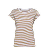 Organic Favorite Stripe Teasy T-shirts & Tops Short-sleeved Vaaleanpunainen Mads Nørgaard