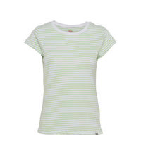 Organic Favorite Stripe Teasy T-shirts & Tops Short-sleeved Vihreä Mads Nørgaard