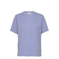 Logo Rib T-Shirt T-shirts & Tops Short-sleeved Sininen Victoria Victoria Beckham