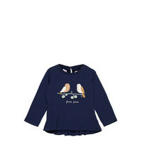 Birdy T-shirts Long-sleeved T-shirts Sininen Mango