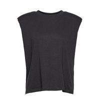 Beijing Sl Top T-shirts & Tops Sleeveless Musta Just Female
