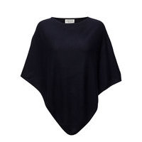 Triangle Poncho Sadeviitta Poncho Sadevaatteet Sininen Davida Cashmere