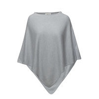 Triangle Poncho Sadeviitta Poncho Sadevaatteet Sininen Davida Cashmere