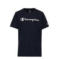 Crewneck T-Shirt T-shirts Short-sleeved Sininen Champion