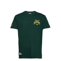 Varsity Arch Mini Tee T-shirts Short-sleeved Vihreä Superdry