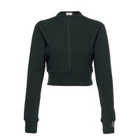 Exhale Mock Neck Rib Ls Svetari Collegepaita Musta PUMA