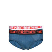 Puma Men Coarse Melange Brief 2p Y-sepalus Briefs Alushousut Sininen PUMA