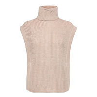 Objbirgitha Knit Waistcoat Pb10 Vests Knitted Vests Beige Object