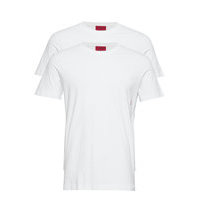 T-Shirt Rn Twin Pack T-shirts Short-sleeved Valkoinen HUGO