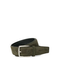 Classic Suede Belt Accessories Belts Classic Belts Vihreä GANT
