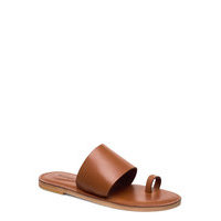 Rodebjer Kate Shoes Summer Shoes Flat Sandals Ruskea RODEBJER