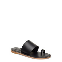 Rodebjer Kate Shoes Summer Shoes Flat Sandals Musta RODEBJER