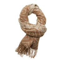 D1. Icon G Wool Scarf Accessories Scarves Winter Scarves Beige GANT