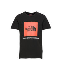 Y Box S/S Tee T-shirts Short-sleeved Musta The North Face