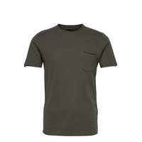 6194762, T-Shirt - Gaylin Ss Organi T-shirts Short-sleeved Vihreä Solid