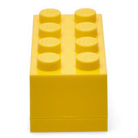 Lego Mini Box 8 Home Kids Decor Storage Keltainen LEGO STORAGE