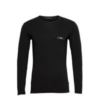 Men'S Knit T-Shirt T-shirts Long-sleeved Musta Emporio Armani