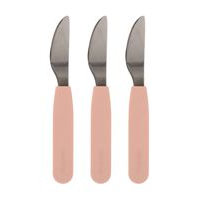 Silic Knife 3-Pack - Peach Home Meal Time Cutlery Vaaleanpunainen Filibabba