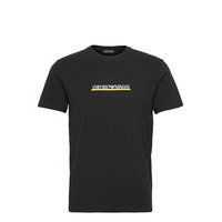 Men'S Knit T-Shirt T-shirts Short-sleeved Musta Emporio Armani