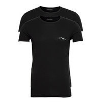 Men'S Knit 2pack T-Shirt T-shirts Short-sleeved Musta Emporio Armani