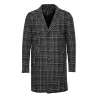 7443 - Retro Coat Outerwear Coats Winter Coats Harmaa SAND