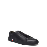 Corporate Modern Vulc Leather Matalavartiset Sneakerit Tennarit Musta Tommy Hilfiger