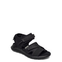 Exowrap W Shoes Summer Shoes Flat Sandals Musta ECCO