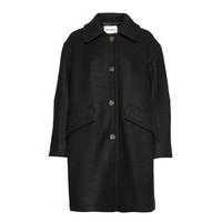Samoilla Coat Outerwear Coats Winter Coats Musta Marimekko