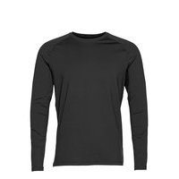 M Structured Longsleeve T-shirts Long-sleeved Musta Casall