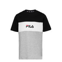 Teens Boys Mika Basic Blocked Tee T-shirts Short-sleeved Musta FILA