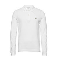 Mens L/S Best Polo Classic Fit Polos Long-sleeved Valkoinen Lacoste