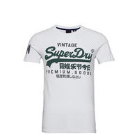 Vl Tee T-shirts Short-sleeved Valkoinen Superdry