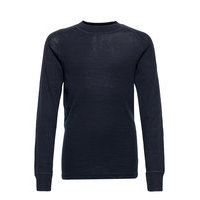 Sweater Wool Solid T-shirts Long-sleeved T-shirts Sininen Polarn O. Pyret