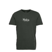 Strait T-Shirt T-shirts Short-sleeved Vihreä Makia