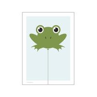 Balloon Animals Frog Home Kids Decor Posters Monivärinen/Kuvioitu Poster & Frame