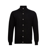 Man Cardigan Buttons Neuletakki Musta Davida Cashmere