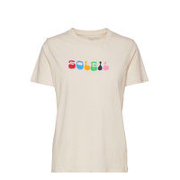Soleil Organic Boyfit Tee T-shirts & Tops Short-sleeved Kermanvärinen French Connection
