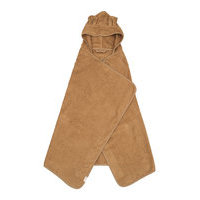 Hooded Junior Towel - Bear - Ochre Home Bath Time Towels & Cloths Ruskea Fabelab