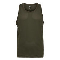 M Structured Tank T-shirts Sleeveless Vihreä Casall