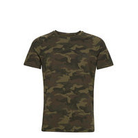 M Printed Tee T-shirts Short-sleeved Vihreä Casall