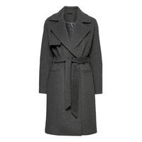 2nd Livia - Classic Wool Outerwear Coats Winter Coats Harmaa 2NDDAY